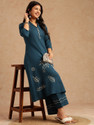 VBUYZ Women Khadi Cotton Kurta Palazzo Set