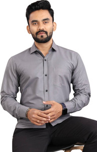 VC Fashion Men Regular Fit Solid Spread