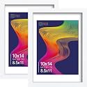 VCK 10x14 Frame 2 Pack White Wood