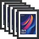 VCK 10x14 Frame 5 Pack Black Wood