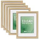 VCK 11x14 Picture Frame 5 Pack Oak