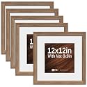 VCK 12x12 Frame 5 Pack Walnut Wood