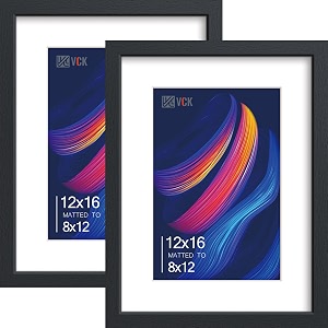 VCK 12x16 Frame 2 Pack Black Wood