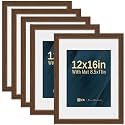 VCK 12x16 Frame 5 Pack Brown Wood