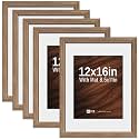 VCK 12x16 Frame 5 Pack Walnut Wood