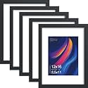 VCK 12x16 Picture Frame 5 Pack Black