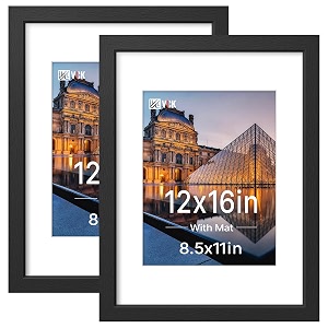 VCK 12x16 Picture Frame with Real Glass