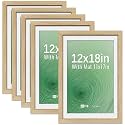 VCK 12x18 Frame 5 Pack Oak Wood