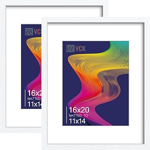 VCK 16x20 Frames 2 Pack White Wood