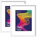 VCK 16x20 Frames 2 Pack White Wood