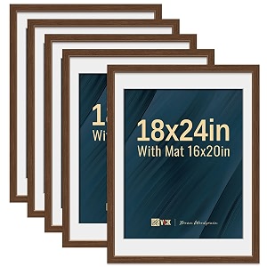 VCK 18x24 Poster Frame 5 Pack Brown