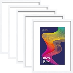 VCK 18x24 Poster Frame 5 Pack White