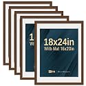 VCK 18x24 Poster Frame 5 Pack Brown