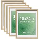 VCK 18x24 Poster Frame 5 Pack Oak
