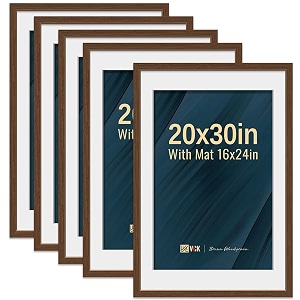VCK 20x30 Poster Frame 5 Pack Brown
