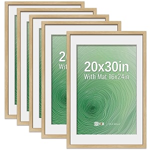 VCK 20x30 Poster Frame 5 Pack Oak