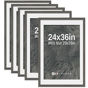 VCK 24x36 Poster Frame 5 Pack Grey