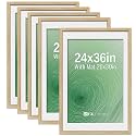 VCK 24x36 Poster Frame 5 Pack Oak