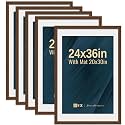VCK 24x36 Poster Frame 5 Pack Brown