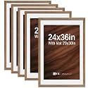 VCK 24x36 Poster Frame 5 Pack Walnut