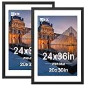 VCK 24x36 Poster Frame with Plexiglass Black