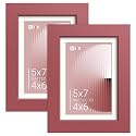VCK 5x7 Picture Frame 2 Pack Red