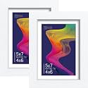 VCK 5x7 Picture Frame 2 Pack White