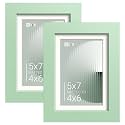 VCK 5x7 Picture Frame 2 Pack Green