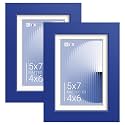 VCK 5x7 Picture Frame 2 Pack Blue