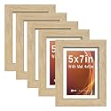 VCK 5x7 Picture Frame 5 Pack Natural