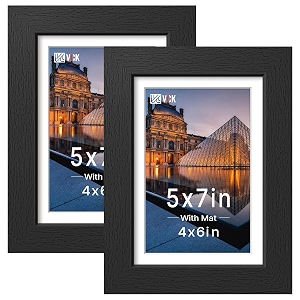 VCK 5x7 Picture Frame with Real Glass