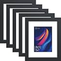 VCK 8x10 Picture Frame 5 Pack Black