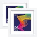 VCK 8x8 Picture Frame 2 Pack White