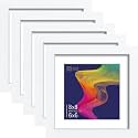VCK 8x8 Picture Frame 5 Pack White