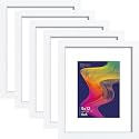VCK 9x12 Frame 5 Pack White Wood