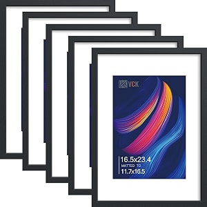 VCK A2 Picture Frame 5 Pack Black