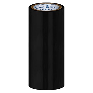 vcr flex adhesive tape black waterproof - 152 meters length - 48mm  0234 width - 1 roll per pack - seal repair tape - strong adhesive - stops leakage kitchen sink
