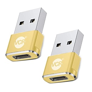 usb type c female to usb male a adapter 5 units pack black mini usb c type adapter charger charging cable adapter for all mobile devices laptops macbooks and ipad