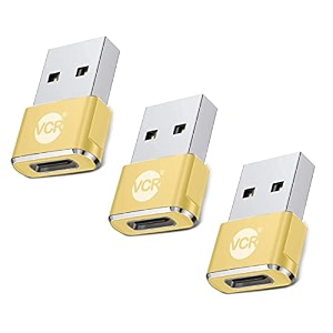 usb type c female to usb male a adapter 5 units pack black mini usb c type adapter charger charging cable adapter for all mobile devices laptops macbooks and ipad