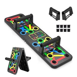 vd fitz pushup board15 in 1 push up stand multifunction flex board for chest triceps shoulder and back muscles home workout gym equipment for men amp women chest exercise equipment multicolor