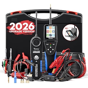 vdiagtool v500 pro automotive power circuit probe tester with breaker finder 9v-30v auto electrical circuit tester kit multimeteroscilloscoperelayinjector test open short finder 20ft cable