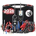 VDIAGTOOL V500 Pro Automotive Power Circuit Probe Tester with Breaker Finder, 9V-30V Auto Electrical Circuit Tester Kit, Multimeter/Oscilloscope/Relay/Injector Test, Open Short Finder, 20FT Cable