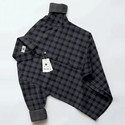 vdlooks Men Checkered Casual Grey Shirt