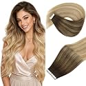 Ve Sunny Tape in Hair Extensions Human Hair Balayage Brown With Blonde
