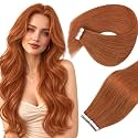 Ve Sunny Tape in Extensions Copper Orange 50g 20Pcs Silky Straight