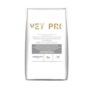 ve-t p r 0 mobility dry adult dog food for joint support improve mobility amp joint health promotes healthy immune system chicken flavor - 100gram  10 1kg ve-t pro mobility 1 kg