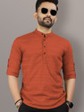 VeBNoR Men Self Design Straight Kurta