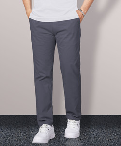 VeBNoR Regular Fit Men Grey Trousers