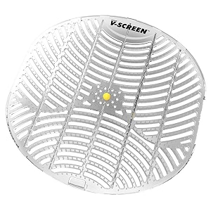 vectair agm v-screen urinal screen mat citrus mango gold standard size - pack of 12