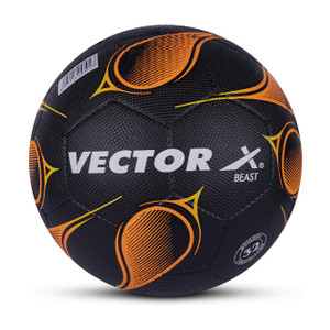 vector x beast 32 panel rubber moulded ball butyl bladder indooroutdoor soccer training football - size 5